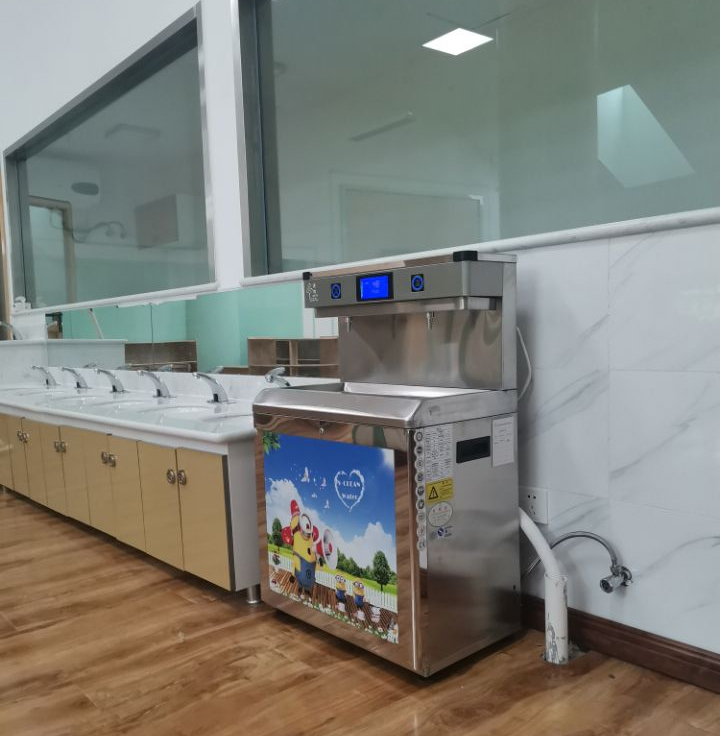 為安全健康飲水重重把關(guān)，國林幼兒園飲水臺做好每一道防護